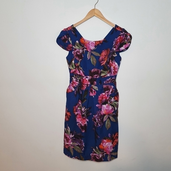 Moulinette Soeurs for Anthropologie Floral Dress Size 4 - Picture 2 of 12